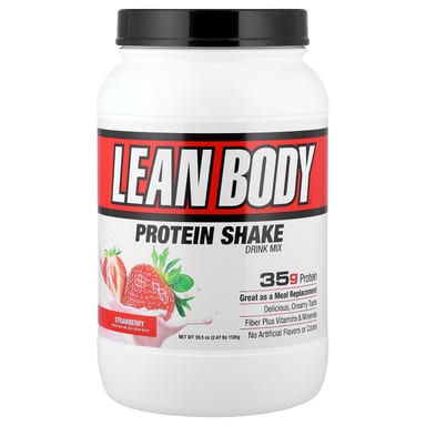 Протеин Labrada Nutrition Lean Body® Shake Drink Mix, вкус Strawberry, 120 г, 2.47 lb, смесь для напитка