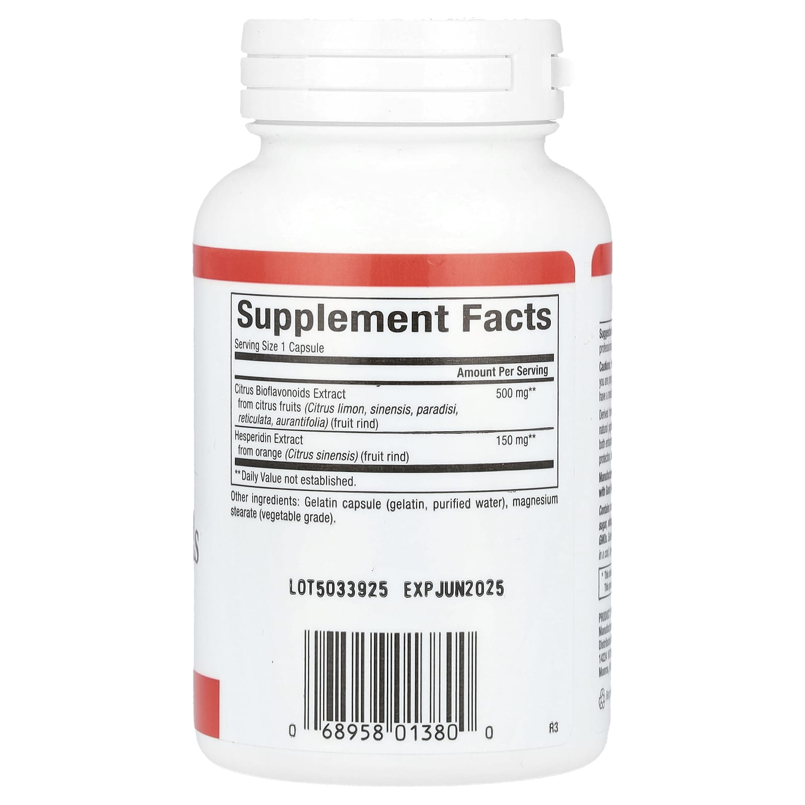 Цитрусовые биофлавоноиды с гесперидином Natural Factors, вкус Citrus Bioflavonoids Plus Hesperidin, 650 мг, 90 капсул — фото 2