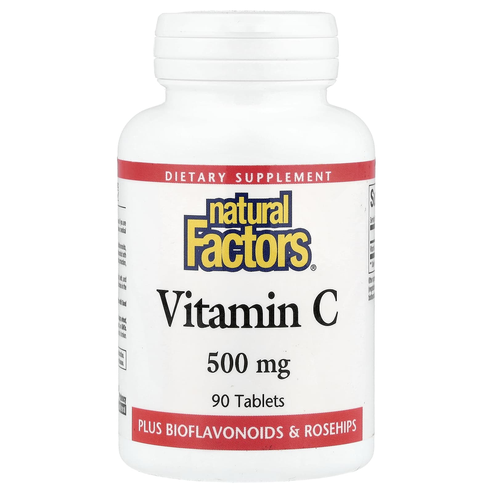 Витамин C Natural Factors, 500 мг, 90 таблеток
