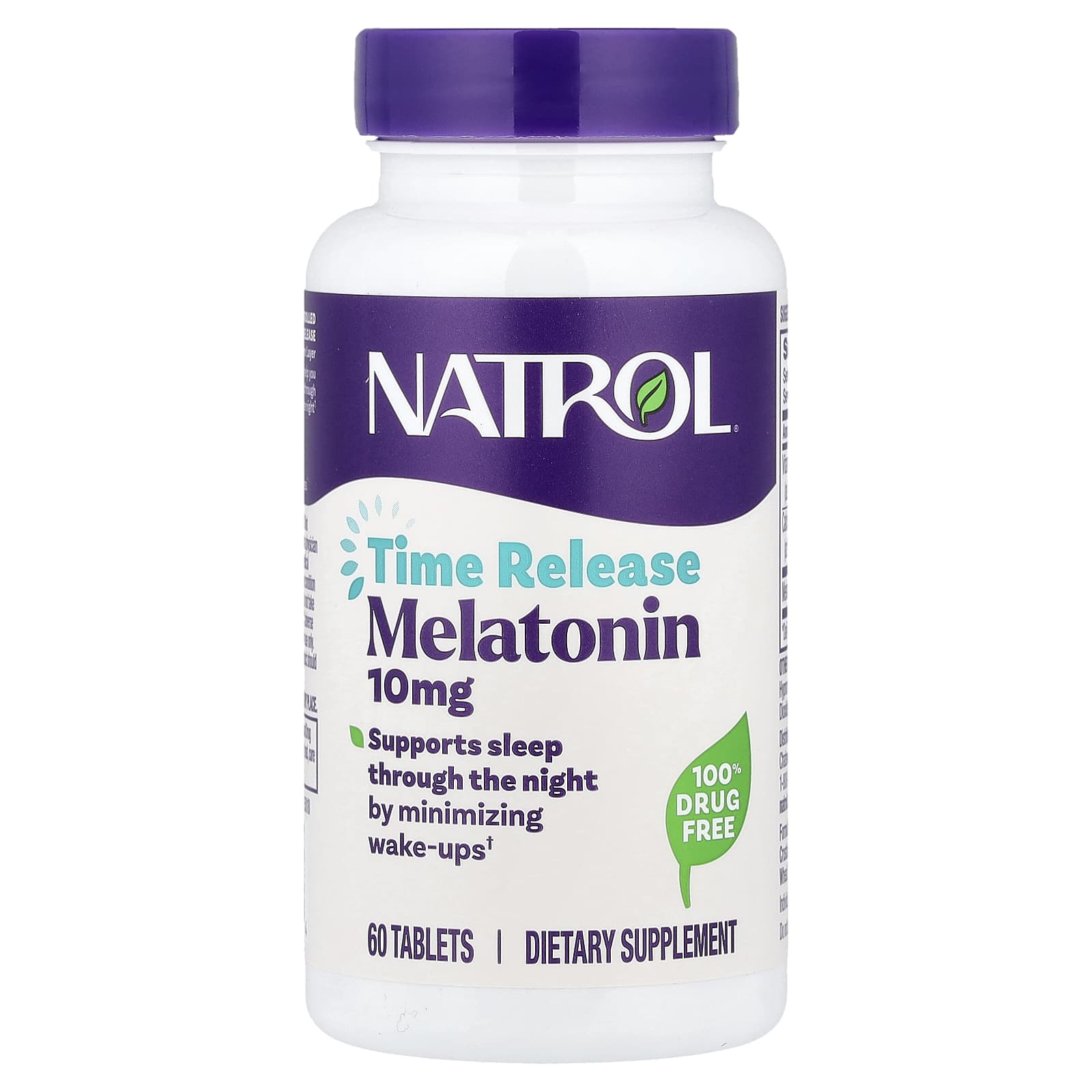 Мелатонин Natrol Time Release, 10 мг, 60 таблеток