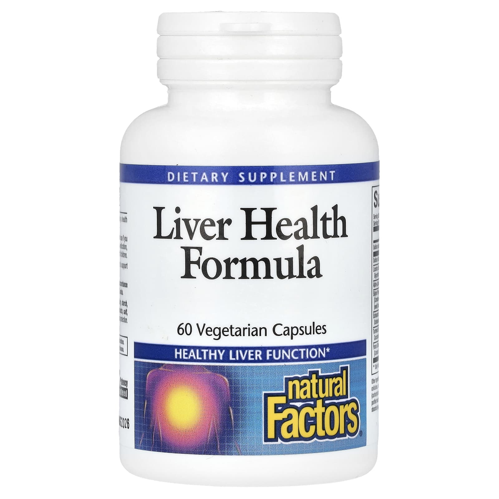 Комплекс Natural Factors Liver Health, 60 растительных капсул