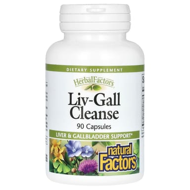 Комплекс для поддержки печени Natural Factors Liv-Gall Cleanse, 90 капсул