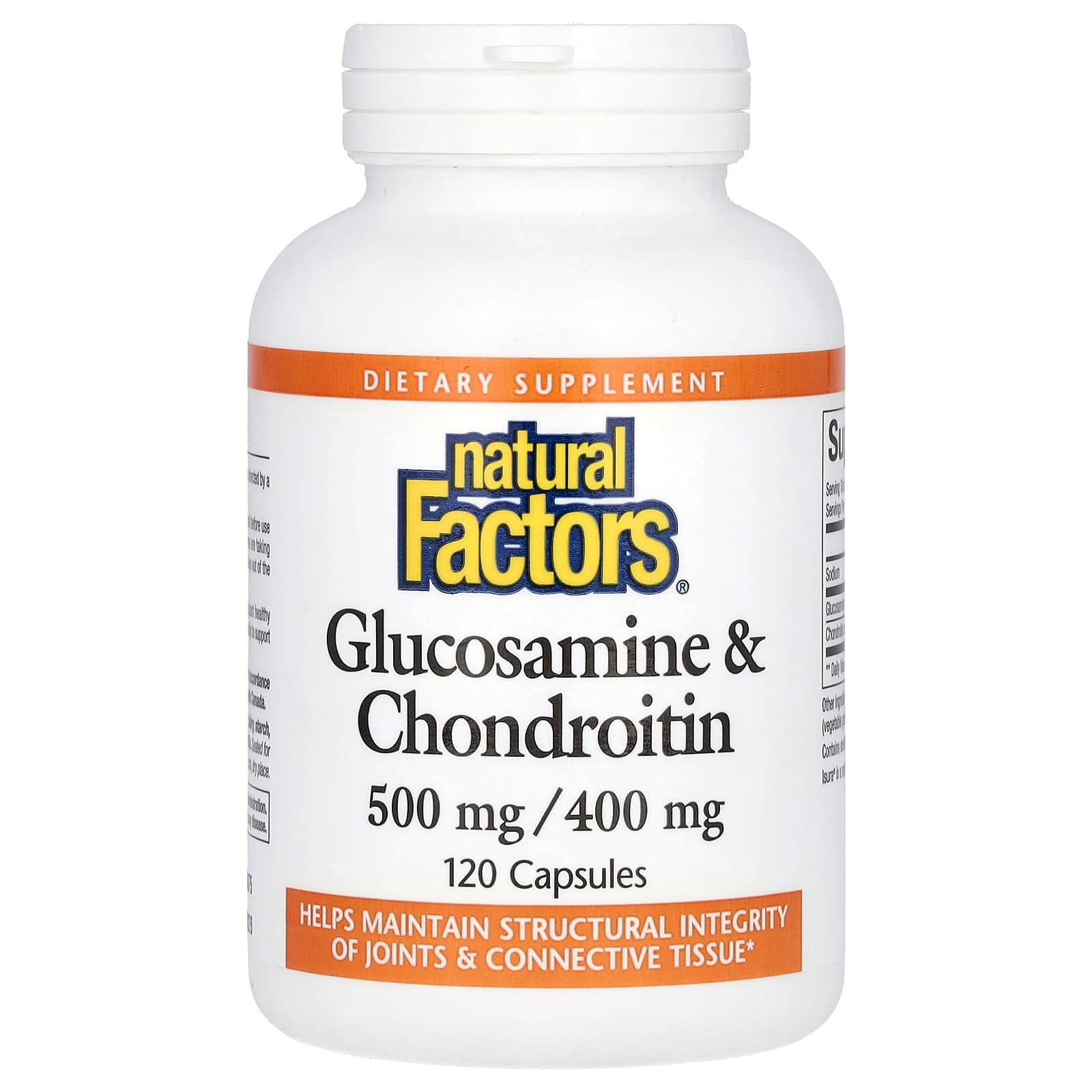 Хондроитин Natural Factors Glucosamine &, 120 капсул