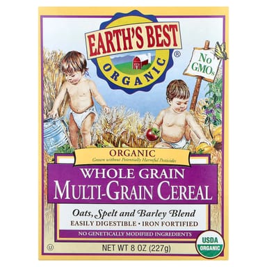 Хлопья Earth's Best Organic Whole Grain Multi-Grain, 227 г