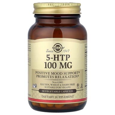 5-HTP Solgar 5-HTP, 90 растительных капсул