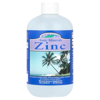 Цинк Eidon Ionic Minerals, 7.5 мг, 533 мл, 18 унций
