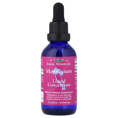 Магний Eidon Ionic Minerals Liquid Concentrate, 60 мл, 2 унций, жидкая форма