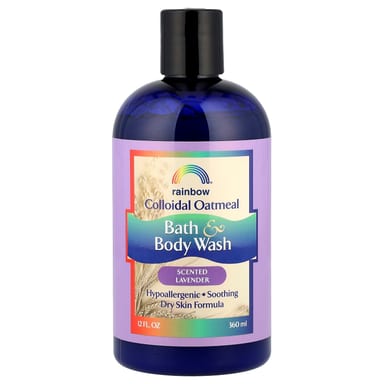 Гель для душа Rainbow Research Colloidal Oatmeal Bath &, оттенок Lavender, 360 мл