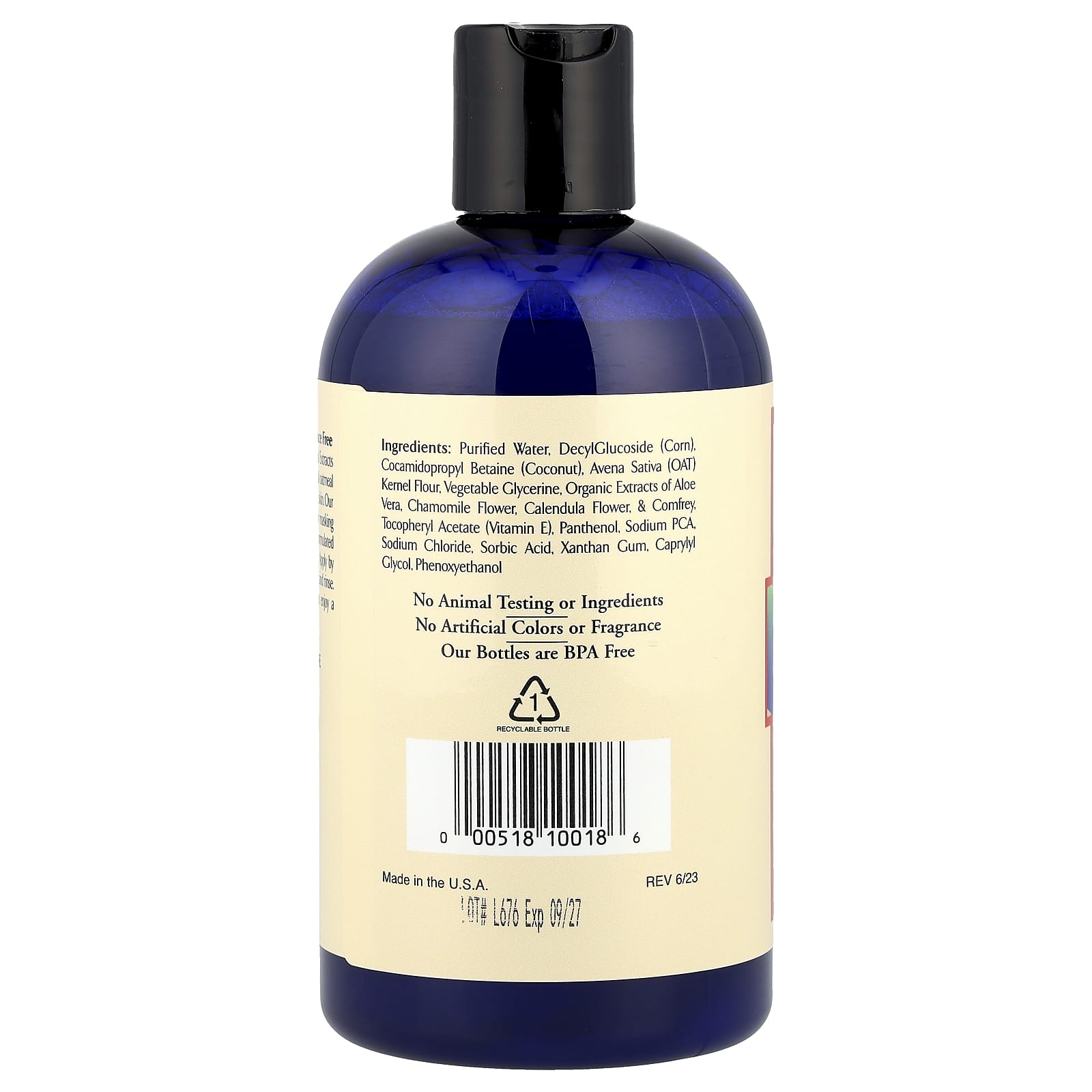 Гель для душа Rainbow Research Colloidal Oatmeal Bath & Unscented, 360 мл — фото 2