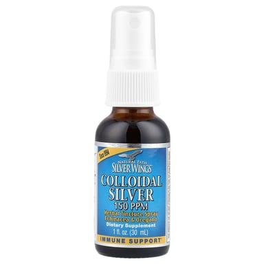 Эхинацея Natural Path Silver Wings Colloidal Silver Herbal Tincture Spray & Oregano, 30 мл, спрей