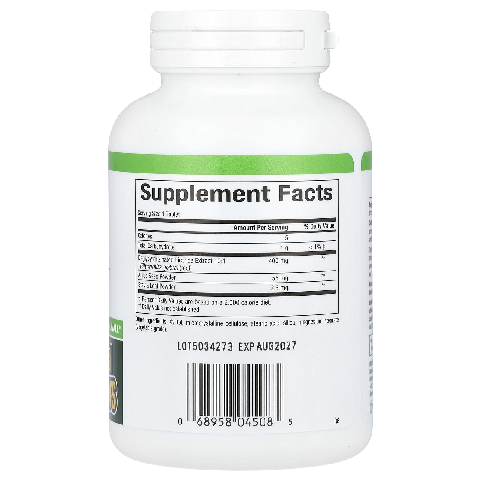 Солодка Natural Factors DGL Deglycyrrhizinated Extract, 90 жевательных таблеток — фото 2