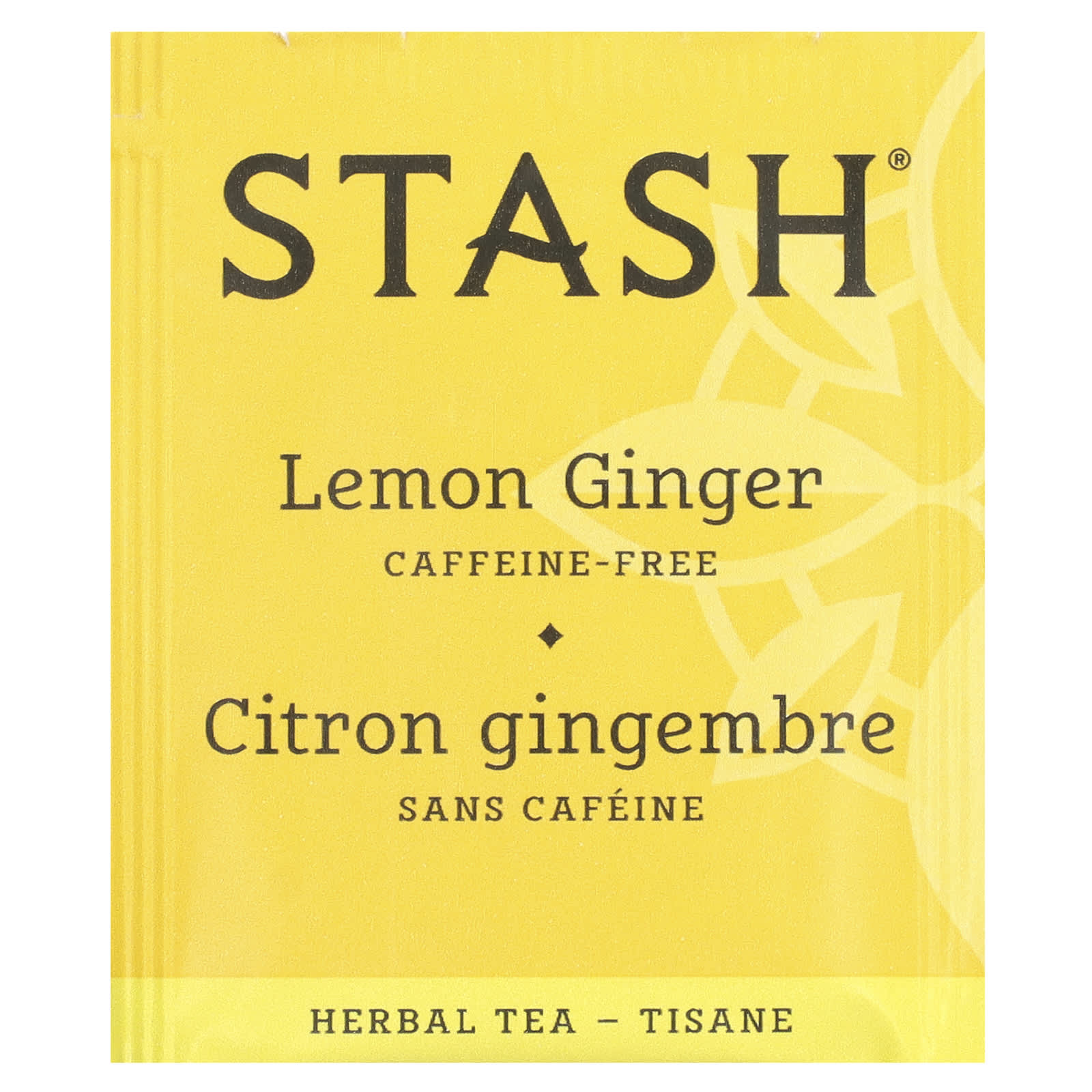 Имбирь Stash Tea Herbal Tea Lemon Vitality Caffeine-Free, оттенок 20 Tea Bags, 34 г, чайные пакетики — фото 3