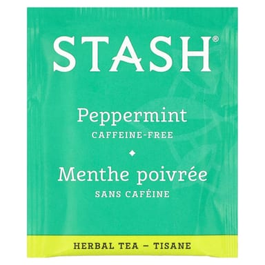 Чай Stash Tea Herbal Refreshing Peppermint Caffeine Free, оттенок 20 Tea Bags, 20 г, чайные пакетики