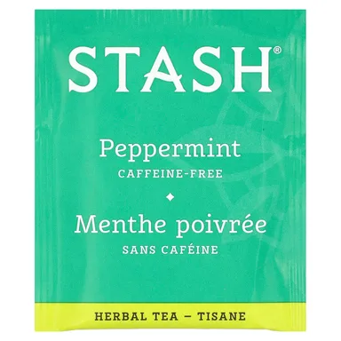 Фото товара: Чай Stash Tea Herbal Refreshing Peppermint Caffeine Free, 20 чайных пакетиков, 20 г, чайные пакетики