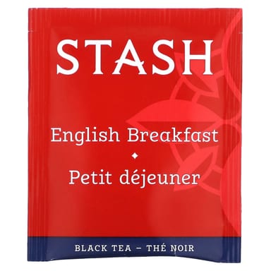 Чай Stash Tea Black English Breakfast, оттенок 20 Tea Bags, 40 г, чайные пакетики