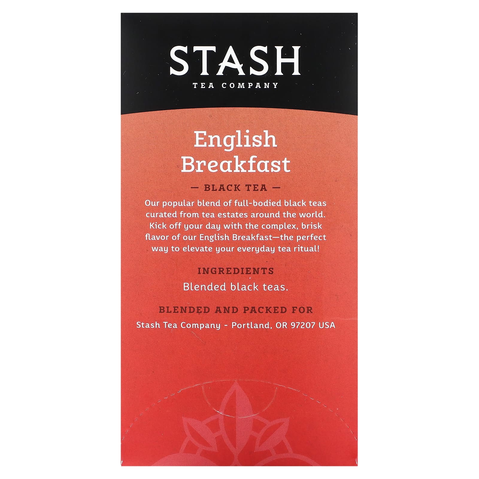 Чай Stash Tea Black English Breakfast, оттенок 20 Tea Bags, 40 г, чайные пакетики — фото 3
