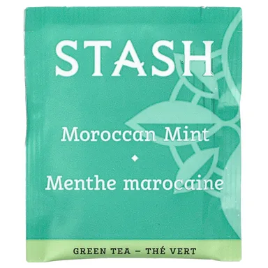 Фото товара: Чай Stash Tea Green Moroccan Mint Mindfulness, 20 чайных пакетиков, 26 г, чайные пакетики