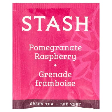 Чай Stash Tea Green & Matcha Pomegranate Raspberry, оттенок 18 Tea Bags, 36 г, чайные пакетики