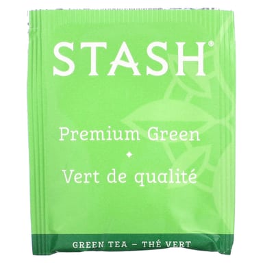 Чай Stash Tea Green Premium Green, оттенок 20 Tea Bags, 40 г, чайные пакетики