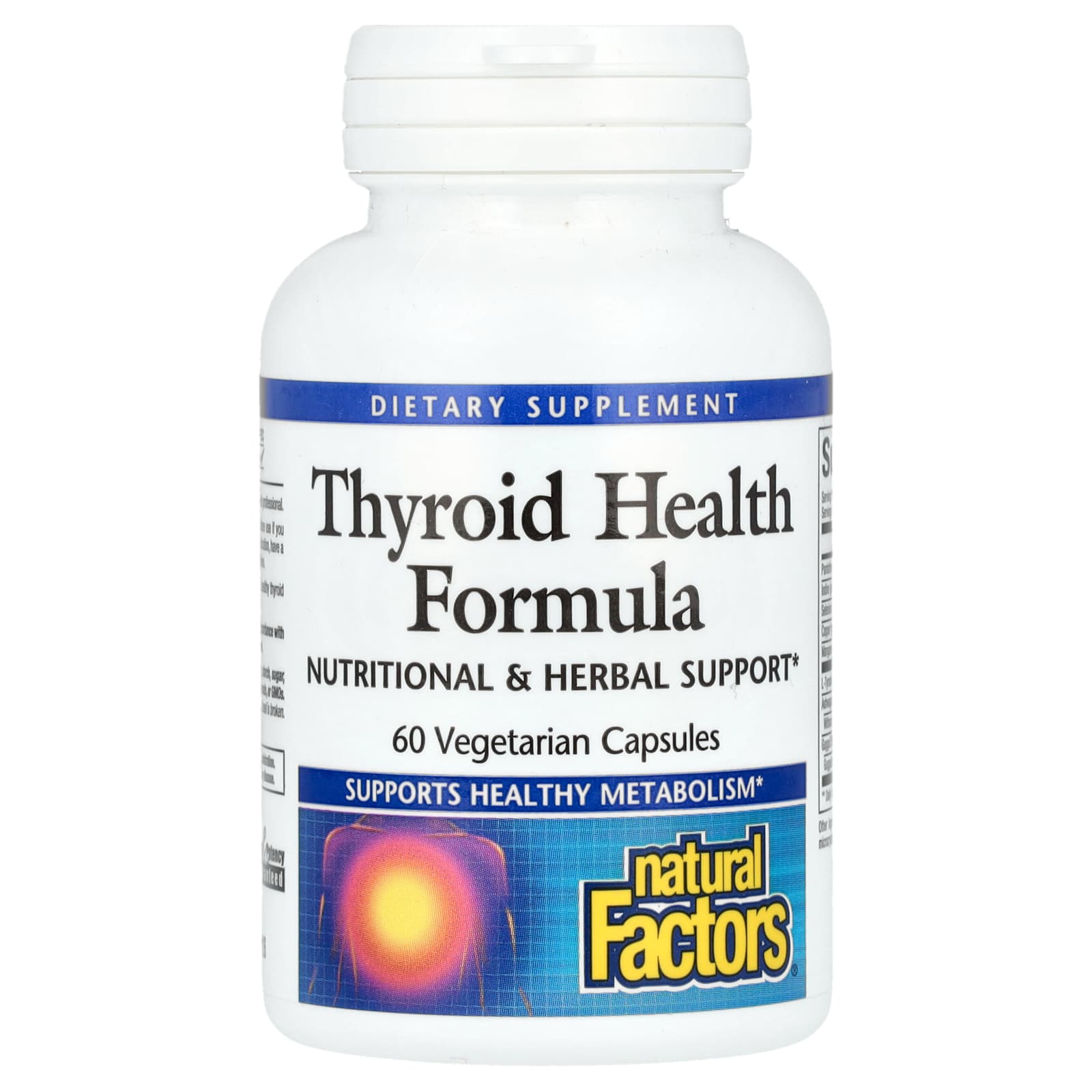Комплекс Natural Factors Thyroid Health, 60 растительных капсул