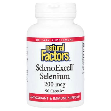 Селен Natural Factors SelenoExcell, 200 мкг, 90 капсул