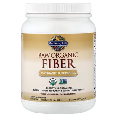 Клетчатка Garden of Life RAW Organic, 803 г, 1 lb