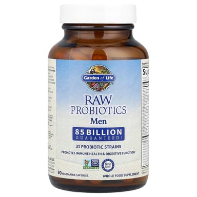 Пробиотик Garden of Life RAW Men, 90 растительных капсул