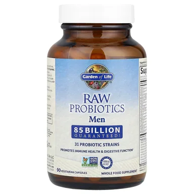 Фото товара: Пробиотик Garden of Life RAW Men, 90 растительных капсул