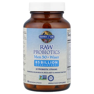 Пробиотик Garden of Life RAW Men 50 & Wiser, 90 растительных капсул