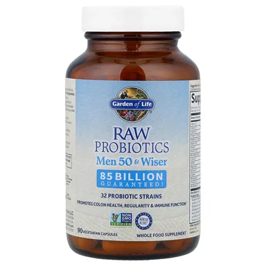 Фото товара: Пробиотик Garden of Life RAW Men 50 & Wiser, 90 растительных капсул