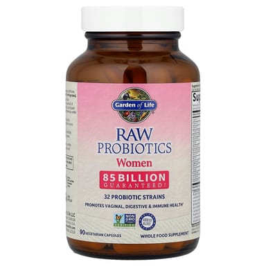 Пробиотик Garden of Life RAW Women, оттенок 85 Billion, 90 растительных капсул