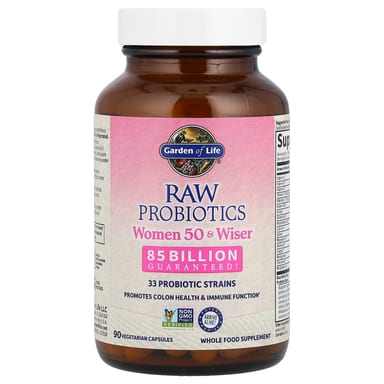 Пробиотик Garden of Life RAW Women 50 & Wiser, 90 растительных капсул