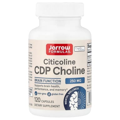 Холин Jarrow Formulas Citicoline CDP, 250 мг, 120 капсул