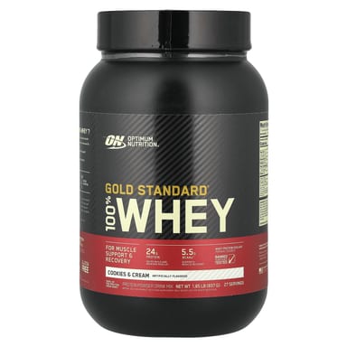 Печенье Optimum Nutrition Gold Standard® 100% Whey & Cream, 837 г, 1.85 lb, крем