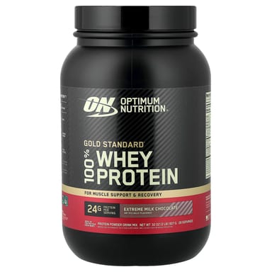 Сывороточный протеин Optimum Nutrition Gold Standard® 100% Extreme Milk Chocolate, 907 г, 2 lb
