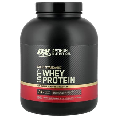 Сывороточный протеин Optimum Nutrition Gold Standard® 100% Double Rich Chocolate, 2.29 кг