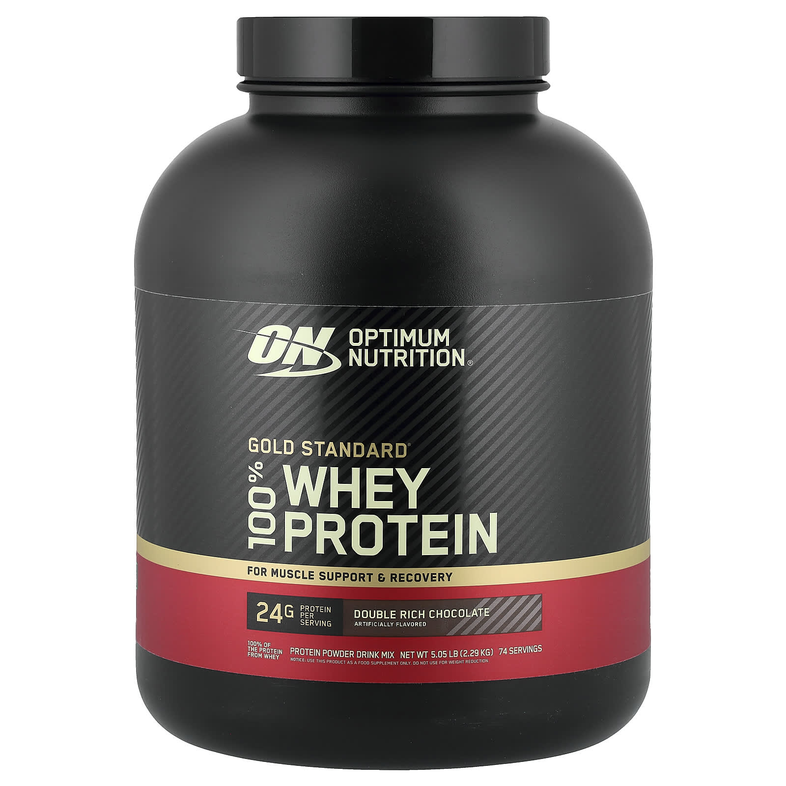 Сывороточный протеин Optimum Nutrition Gold Standard® 100% Double Rich Chocolate, 2.29 кг