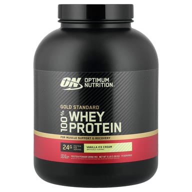 Сывороточный протеин Optimum Nutrition Gold Standard®, вкус Vanilla Ice Cream, 2.26 кг