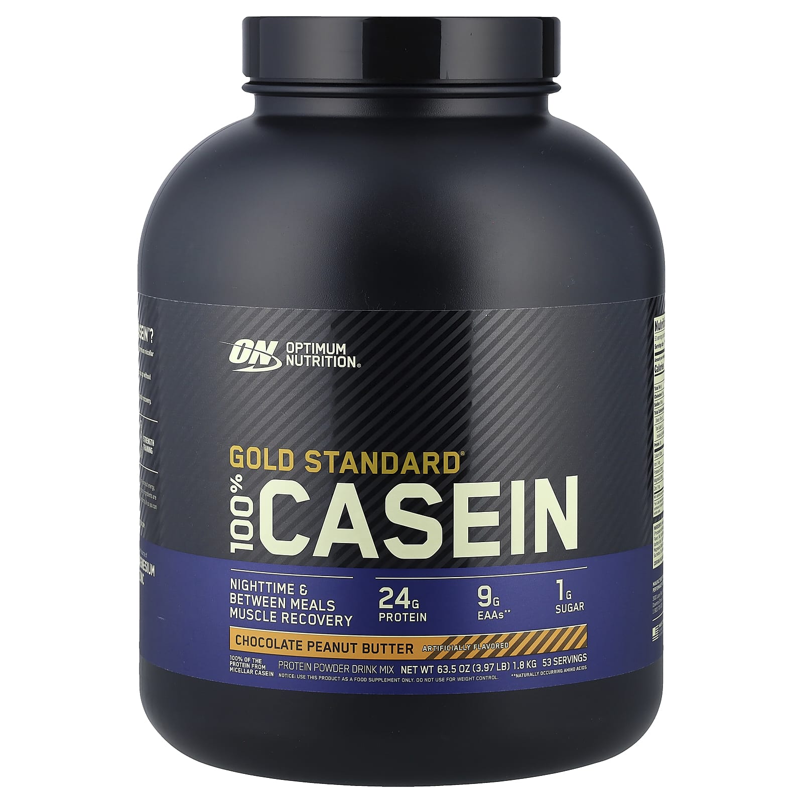 Арахисовая паста Optimum Nutrition Gold Standard® 100% Casein Chocolate, 1.8 кг