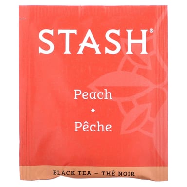 Чай Stash Tea Black Peach, оттенок 20 Tea Bags, 38 г, чайные пакетики