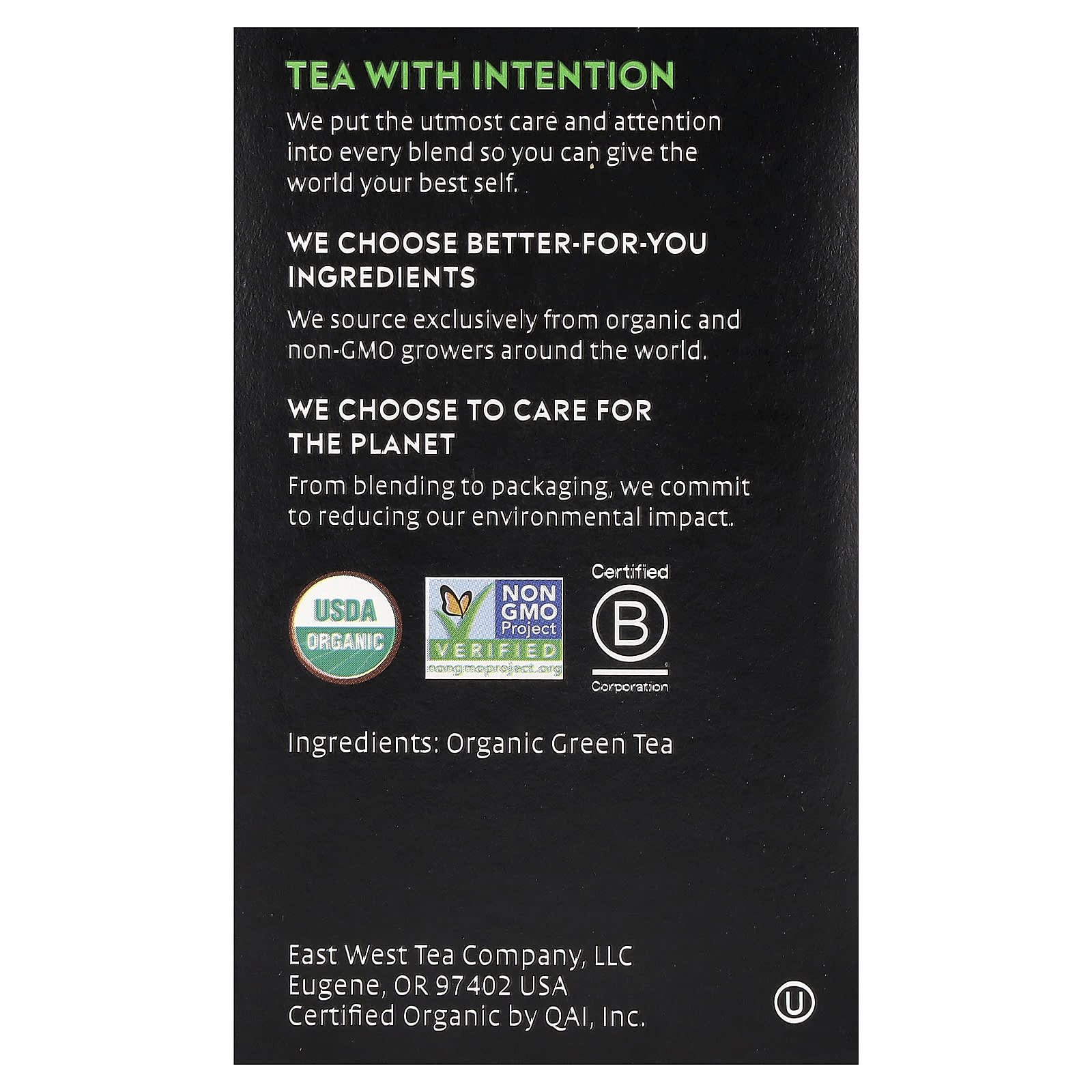 Чай Choice Organics Green Japanese Green, оттенок 16 Tea Bags, 26 г, чайные пакетики — фото 3