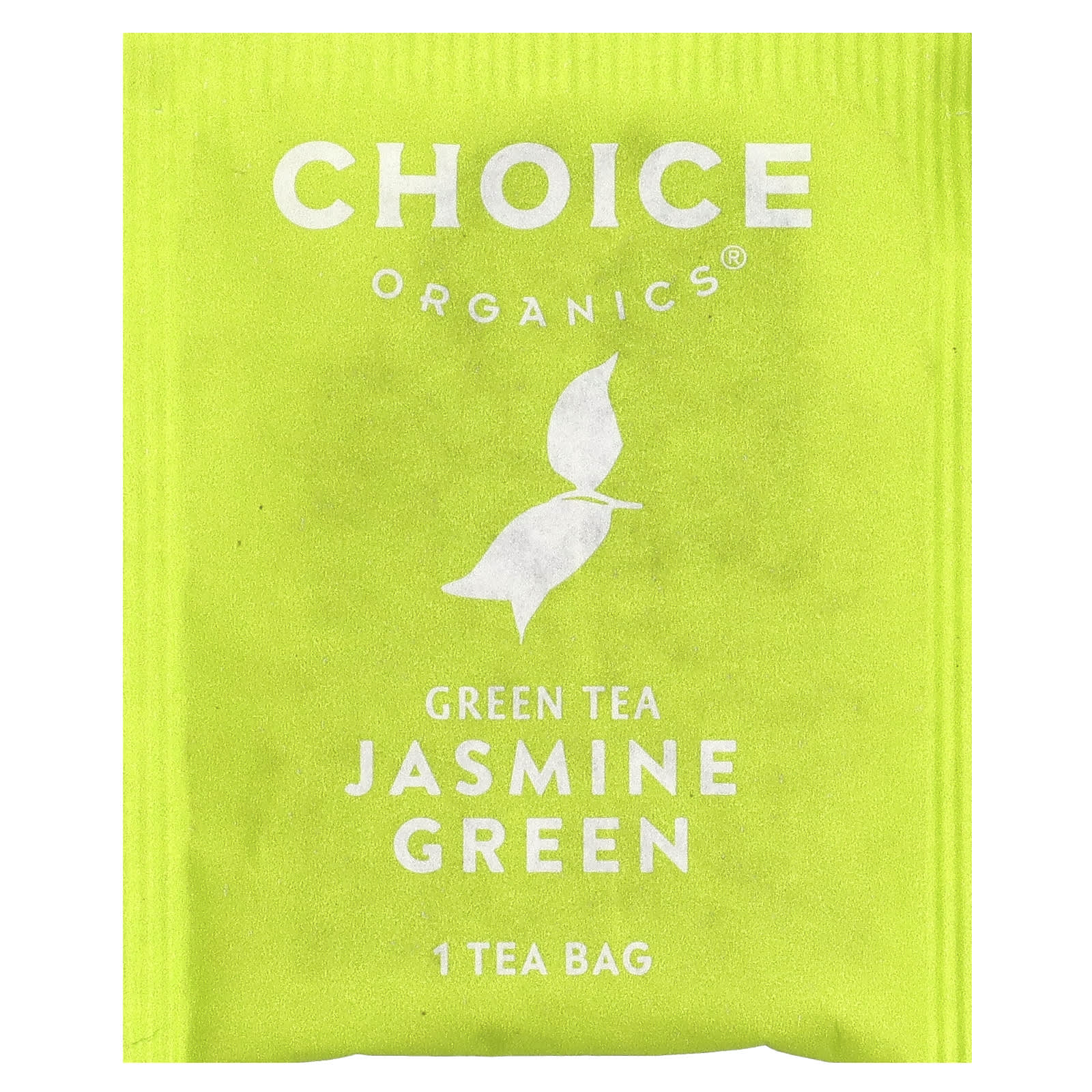 Чай Choice Organics Green Jasmine Green, оттенок 16 Tea Bags, 24 г, чайные пакетики — фото 3