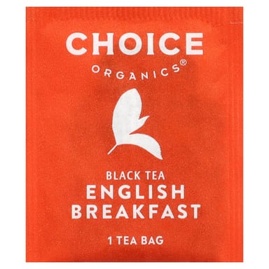 Чай Choice Organics Black English Breakfast, оттенок 16 Tea Bags, 32 г, чайные пакетики