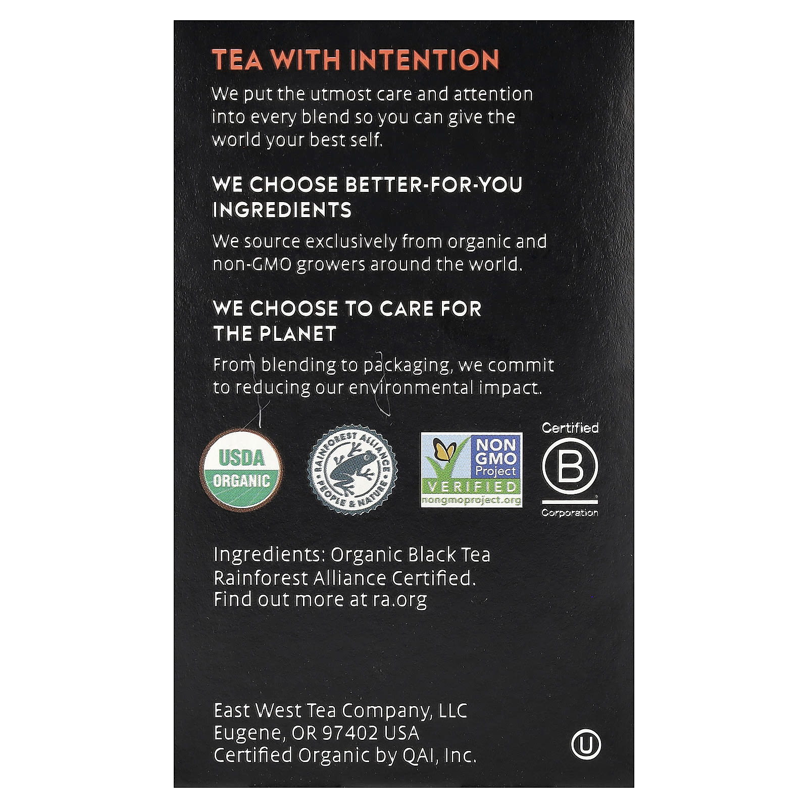 Чай Choice Organics Black English Breakfast, оттенок 16 Tea Bags, 32 г, чайные пакетики — фото 3