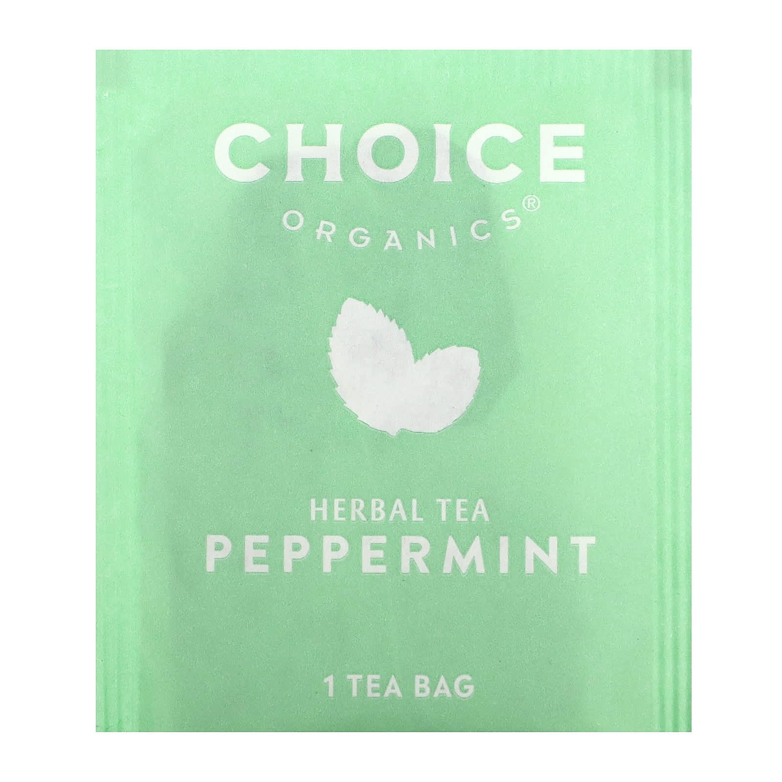 Чай Choice Organics Herbal Peppermint Caffeine Free, оттенок 16 Tea Bags, 17 г, чайные пакетики — фото 3