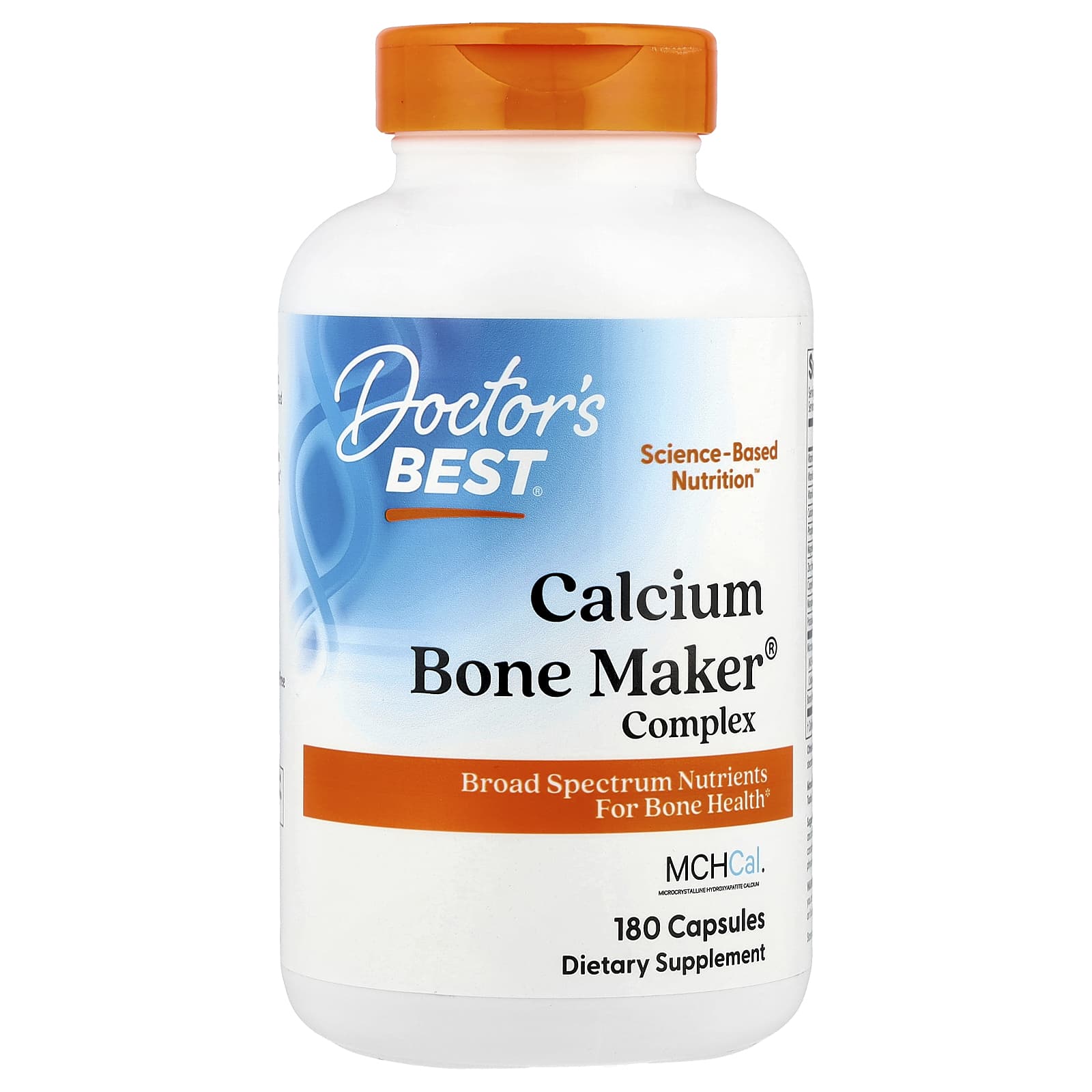 Кальций Doctor's Best Bone Maker® Complex, 180 капсул