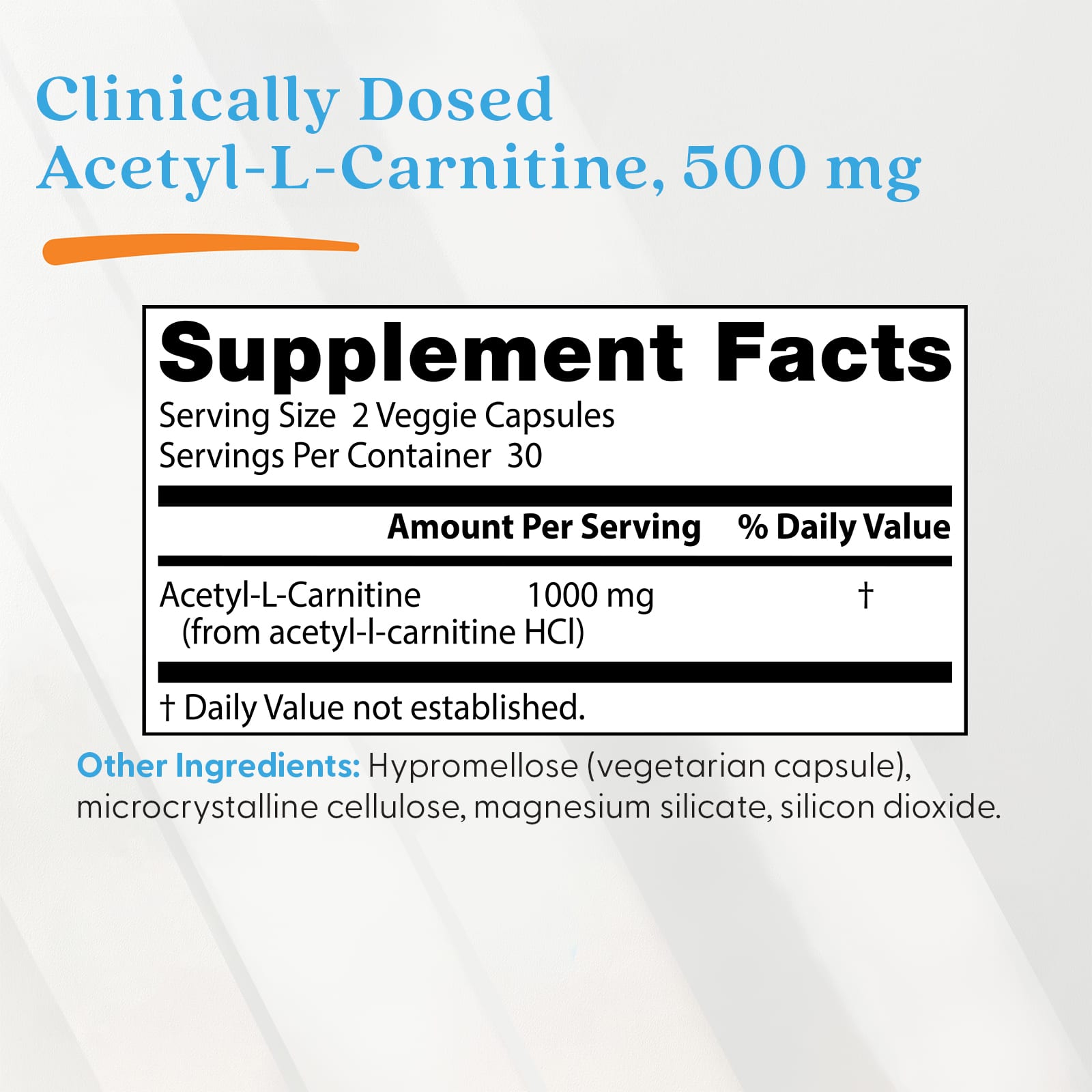 Ацетил-L-карнитин Doctor's Best Acetyl-L-Carnitine, 500 мг, 60 растительных капсул — фото 4