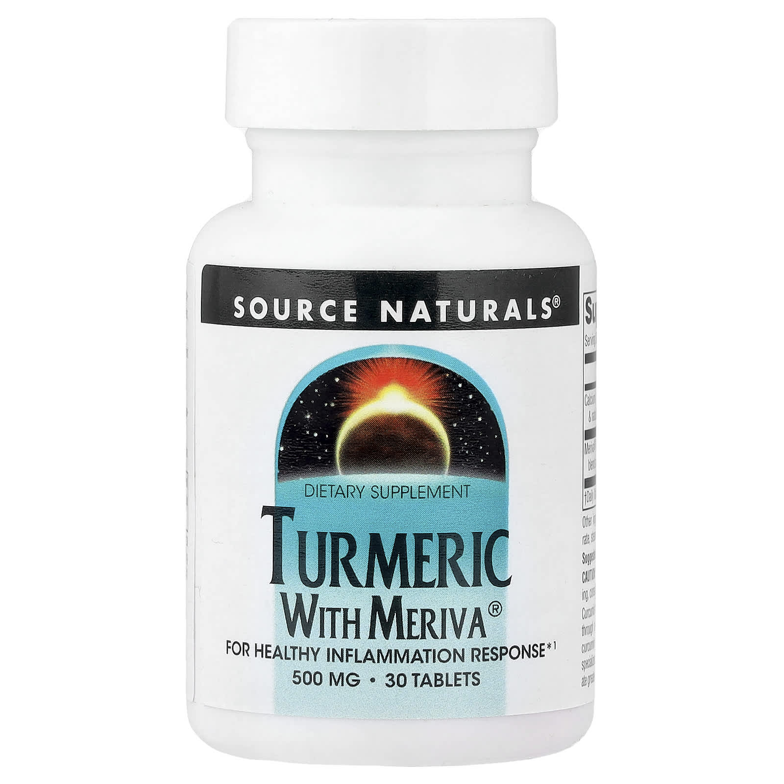 Куркума Source Naturals With Meriva®, 30 таблеток