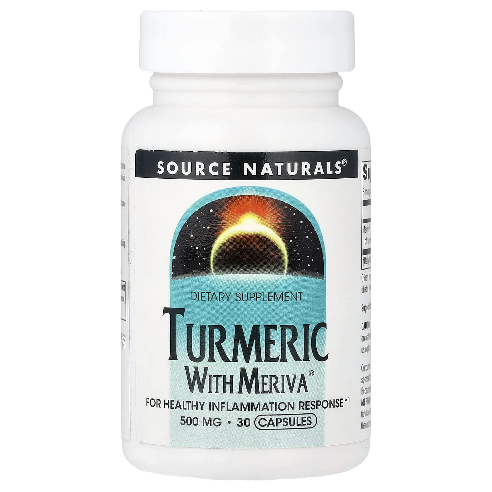 Куркума Source Naturals With Meriva®, 500 мг, 30 капсул