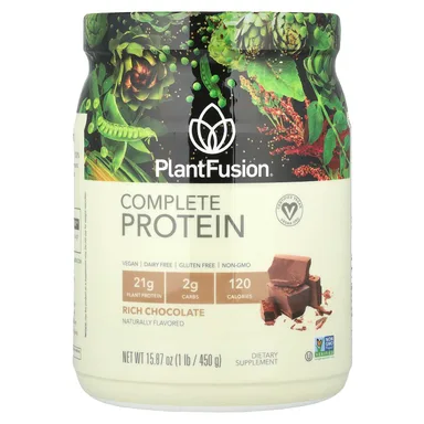 Фото товара: Шоколад PlantFusion Complete Protein Rich, 450 г, 1 lb